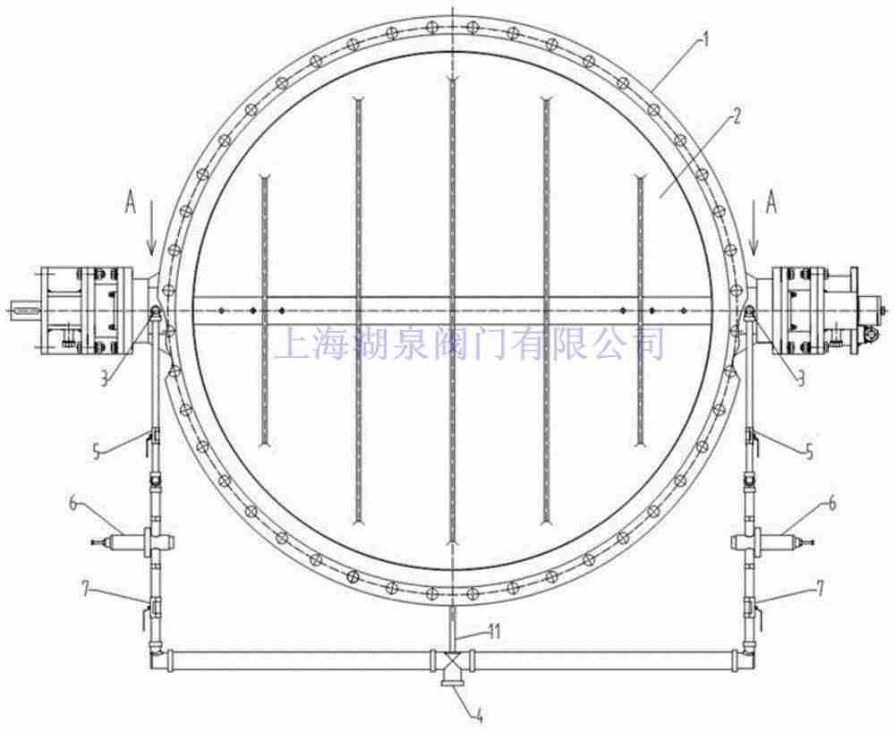 高溫通風蝶閥D341H、D341W