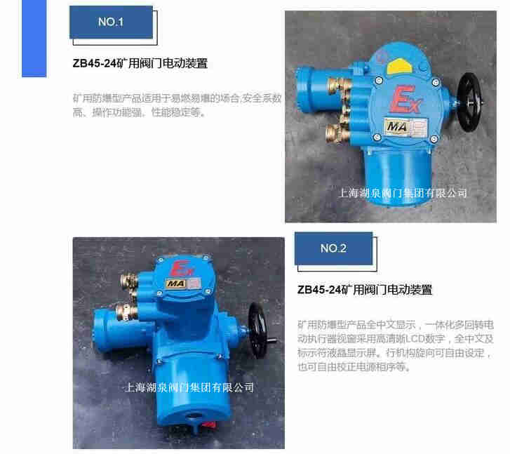 防爆型閥門電動裝置說明書，技術條件