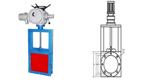 電動方形閘板閥如何安裝、結(jié)構(gòu)圖