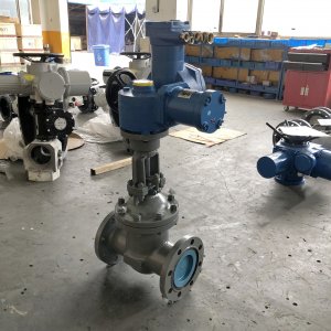 礦用電動閥門MKZ941H-40 DN150防爆（礦山、冶