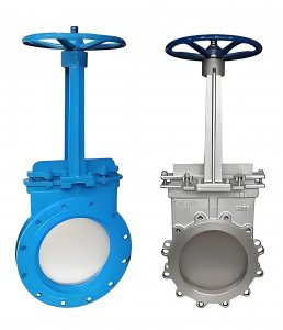 刀型閘閥 PZ73X—10R  DN100 PN10（配反法蘭、