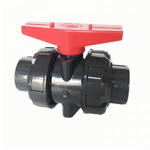 帶平臺的UPVC承插球閥，可加裝電氣動執(zhí)行